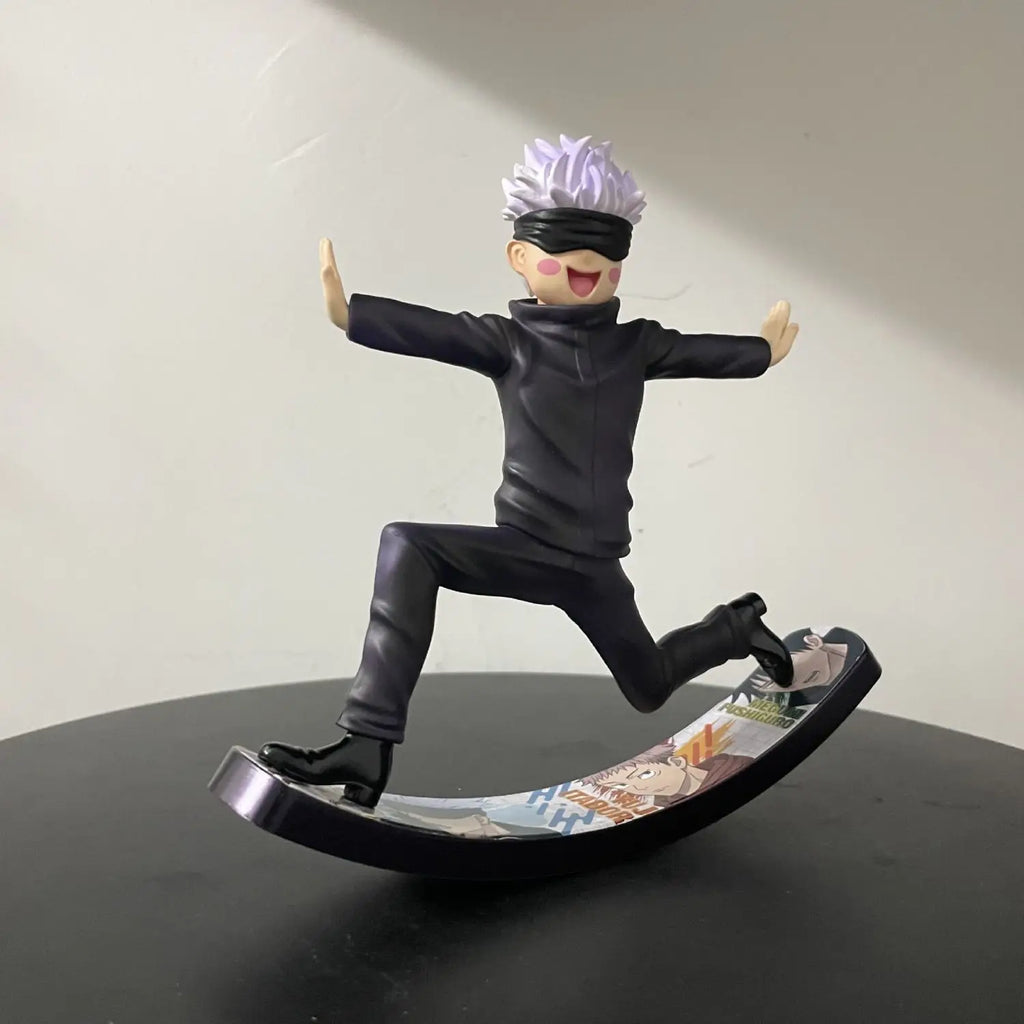 17cm 6.6 inch Anime Swing Gojo Satoru Action Figures Pvc Statue Desktop Ornamen Collection Statue Model Decoration Room Desk Toy