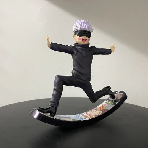 17cm 6.6 inch Anime Swing Gojo Satoru Action Figures Pvc Statue Desktop Ornamen Collection Statue Model Decoration Room Desk Toy